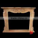 Interior Decoration Ancient Marble Fireplace thumbnail-1