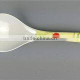 Melamine Flower Printing Big Plastic Soup Spoon Serving Spoon thumbnail-3