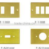 Gold Silver Color European Light Waterproof Socket Cover thumbnail-2