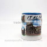 Wholesale Custom High Quality Roma Italia Souvenir Ceramic Cup for Sale thumbnail-3