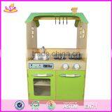 2017 New Products Funny Children Wooden Play Kitchen Sets W10C260 thumbnail-5