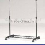 Extendable Single Clothes Rack, High Quality Clothes Hanger Rack With Wheels thumbnail-5