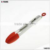 14015 Barbecue Grill Tongs Silicone Kitchen Serving Locking Food Tong thumbnail-1