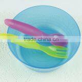 Factory Sale Soft PP Baby Spoon With Fork Baby Spoon Tableware Set thumbnail-4