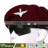Wholesale Custom Types Of Red Military Berets thumbnail-5