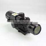 Compact 2.5-10X40 Rifle Scope Red Green Mil-Dot Reticle With Side Attached Green Laser Sight Scope With Quick Release Mount thumbnail-4