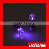 UCHOME Unisex Glowing Ear Stud Novelty Gifts Lot Flash LED Glowing Light Up Change Colour Earrings Studs Dance Party Gift thumbnail-1