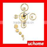 UCHOME Creative Living Room Wall Clock DIY Wall Clock Fashion Decoration Acrylic 3D Clock thumbnail-4