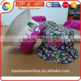 Digital Printing Double Side Fisherman Cap Reversable Bucket Hats thumbnail-1