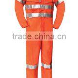 Customized Manufacture Fire Retardant Industrial Ultrasoft Workwear Uniform Reflective Tape Overalls thumbnail-3
