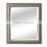 European Antique Classical Wood Framed Hand Carved Wall Mirror