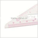 Kearing Brand Plastic Triangle Scale Ruler, 1/3 &1/5 Sanwich Line Ruler for Fashion Design, Scale Ruler With Protractor #8535 thumbnail-5