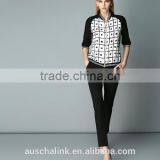Autumn Outdoor Fashion Stylist Dot Print Patched Jacket Wholesale thumbnail-4