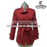 2014 Woolen Women Long Coat With Belt thumbnail-1