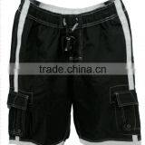 Three Pocket Simple Men Casual Board Shorts With Rope thumbnail-3
