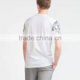White Chinese Style Sublimation t Shirt Printed Wholesale thumbnail-3
