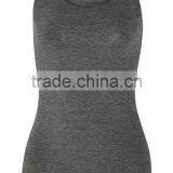 Strech Dark Gray Sports Vest Wholesale China thumbnail-4