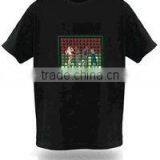Summer Hot Selling EL Sound Activated T-Shirt thumbnail-1