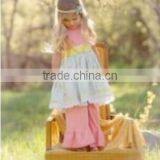 Giggle Moon Remake Lace Elegant Floral Outfits Summer 2015Girls Cotton Vintage Easter Girl Outfit for Girl Outfit thumbnail-1