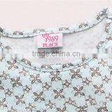 Summer Boutique Girl Printed Clothing Cotton Cinched Waist Baby Dress New Style thumbnail-3