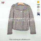 Hand Knitted Kids Cardigan Wool Sweater Knitting Design For Girl thumbnail-1
