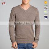 New Design V-neck Knitting Patterns Men Sweater Cashmere Sweater thumbnail-1