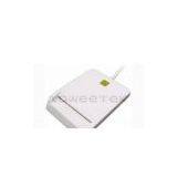 USB ID - Single Contact Smart Card Reader Support ATM Card, CAC Card & Other IC Cards (ZW-12026-1-Wh