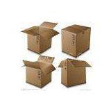 Double Wall Brown Corrugated Cardboard Box Folded Shipping Box For Carton Packaging