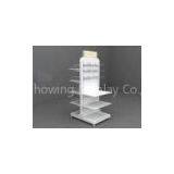 Supermarket, Convenience Store Metal Display Racks two sided shelving for Cosmetic product