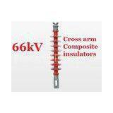66kV Electric Line Post Insulator IEC 61952 Cross Arm Type For Power Lines