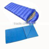 Plain color Fleece sleeping sack, Portable camping warm sleeping bag