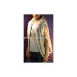 Knitted/hand Made/hand Weaved Mink Fur Waistcoat thumbnail-1
