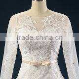 2017 Wedding Dress Mermaid Lace Ball Gowns 3/4 Sleeves Tull Net Wedding Gowns AS41601 thumbnail-5