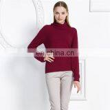 Wool or Cashmere Chunky Turtleneck Sweaters Women