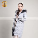 Wholesale Colorful Hooded China Ladies Long Down Jacket