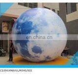 whole digital printing 4 meter diameter large inflatable moon balloon