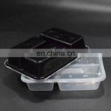Plastic Sushi Tray/plastic Sushi Box/PP Sushi Box 3 Compartments Plastic pp Storage Box thumbnail-3
