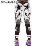 Women America Football Cowboys Custom Printing Yoga Pants thumbnail-4