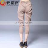 Good Quality Quick Dry High Waist Pleated Pants Girls Wearing Leggings Pants thumbnail-6