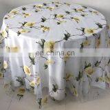 Floral Print Table Cloth 84 Inch Round Tablecloth Party thumbnail-4