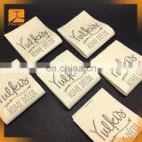 Personalized High Density Organic Cotton Woven Labels for Garment