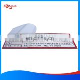 industry nameplate with hole self adhesive sticker high quality badge metal name plate