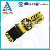 Custom cheap adjustable travel luggage belt with digital lock plastic buckle