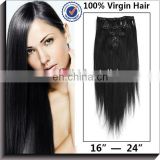 straight great length clip in hair extensions for black women