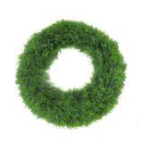 China Wholesale Plastic Wreath Artificial Wreath for Christmas Decorating thumbnail-1