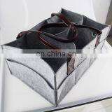 Nursery Storage Bin and Car Organizer for Diapers With Leather Handle thumbnail-4