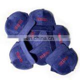 Diznew Custom 2D Embroidery Logo Plastic Strapback 5 Panel Fashion Hat Thick Corduroy Dad Baseball Hats thumbnail-2