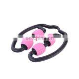 2021 Vivanstar Round Circle Yoga Massager Massage Ball Calf Clamp Leg Foam Shaft Muscle Relax Model YG2611 Massage Stick thumbnail-5