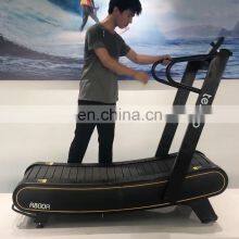 Curved treadmill & air runner low price treadmill for gym and home use foldable curved treadmill running machine for exercise