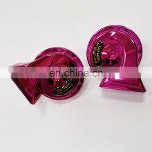 New Universal Colorful 12v Copper Coil 2 Way Truck Car Motorcycle Snail Horn thumbnail-5